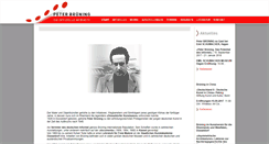 Desktop Screenshot of peterbruening.de